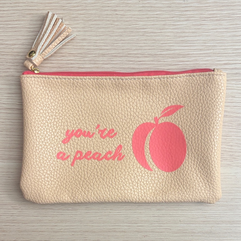 You’re a Peach Cosmetic Bag